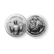 10pk - Saint Francis and Saint Anthony Pocket Coin Sold in Inc. of 10