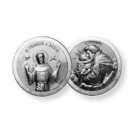 10pk - Saint Francis and Saint Anthony Pocket Coin Sold in Inc. of 10