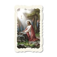 Christ In The Garden Prayer-Card