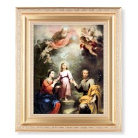 10 1/4" x 12 1/4" Satin Gold Frame with an 8" x 10" Heavenly and Earthly Trinities Print 10 1/4" x 12 1/4" Satin Gold Frame with an 8" x 10" Heavenly and Earthly Trinities Print