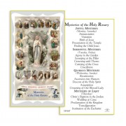 100pk - Mysteries of the Rosary Prayer-Card