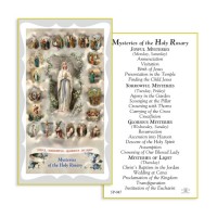 100pk - Mysteries of the Rosary Prayer-Card