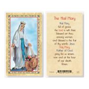 The Hail Mary-Our Lady Of Grace Hot Gold Stamped Lam Inc Of 25