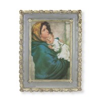 5 1/2" x 7 1/2" Rosebud Frame with Ferruzzi: Madonna of the Streets Print