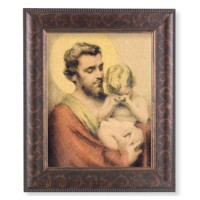 11 1/4" x 13 1/4" Art Deco Frame with an 8" x 10" St. Joseph with Crying Jesus Print
