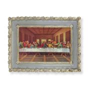 5 1/2" x 7 1/2" Rosebud Frame with DaVinci: Last Supper Print