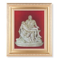 10 1/4" x 12 1/4" Satin Gold Frame with an 8" x 10" The Pieta Print