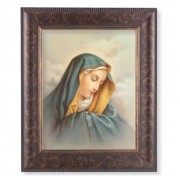 11 1/4" x 13 1/4" Art Deco Frame with an 8" x 10" Our Lady of Sorrows Print