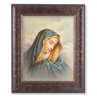 11 1/4" x 13 1/4" Art Deco Frame with an 8" x 10" Our Lady of Sorrows Print