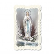 Our Lady of Lourdes Prayer-Card