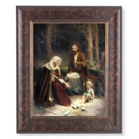 11 1/4" x 13 1/4" Art Deco Frame with an 8" x 10" The Holy Family Print