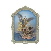 5" Cathedral 3D Plaque Saint Michael