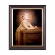 10" x 12" Walnut Frame with Gold Inside Lip and a 8" x 10" Chambers: Thy Will be Done Print