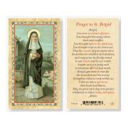 St Brigid Laminated Holy Card. Inc. of 25