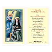 Saint Bridget of Sweden Praying Card
