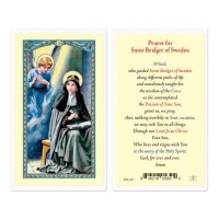 25pk - Saint Bridget of Sweden Praying Card 25pk - Saint Bridget of Sweden Praying Card