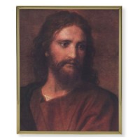 8" x 10" Gold Plaque Frame with a Hofmann: Christ at 33 Print