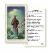 100pk - Saint Francis of Assisi Prayer-Card