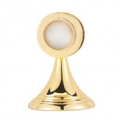 Gold Finish Reliquary with 1.5 inch Opening