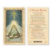 Marriage Blessing Laminated Holy Card. Inc. of 25