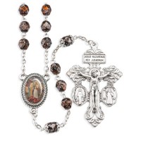 7mm St. Joseph Terror of Demons Copper Metallic Rosary 7mm St. Joseph Terror of Demons Copper Metallic Rosary