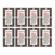 Aurora Irish Blessing Eight-Up Micro Perforated Holy Cards