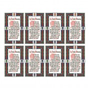 Aurora Irish Blessing Eight-Up Micro Perforated Bulk Prayer-Cards  - 125 sheets (1000 total cards)