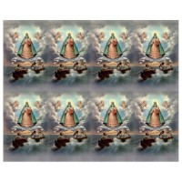 Caridad Del Cobre Eight-Up Micro Perforated Bulk Prayer-Cards  - 125 sheets (1000 total cards)