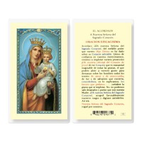 25pk - Nuestra Senora Del Sagrado Coraz Laminated Holy Card Pk 25