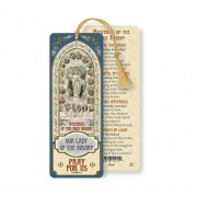 10pk - Our Lady Of The Rosary Laminated Bookmark (Sold in Inc of 10)