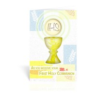 10pk - Chalice First Communion Greeting Card. Sold in Inc. of 10 10pk - Chalice First Communion Greeting Card. Sold in Inc. of 10
