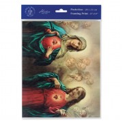 3pk - 8" x 10" The Sacred Hearts Print  (sold in inc. of 3)