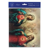3pk - 8" x 10" The Sacred Hearts Print  (sold in inc. of 3)