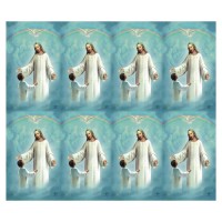 Child with Christ Eight-Up Micro Perforated Bulk Prayer-Cards  - 125 sheets (1000 total cards)