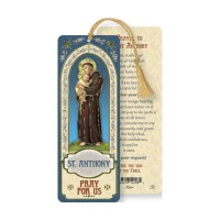10pk - St. Anthony Laminated Bookmark (Sold in Inc. of 10)