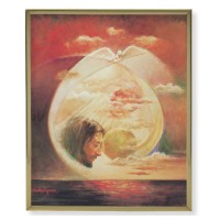 8" x 10" Gold Plaque Frame with a Segura: Holy Spirit Print