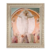 10" x 12" Ornate Silver Frame with a Transfiguration of Christ Print