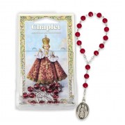 Infant of Prague Ruby Chaplet