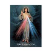 19" X 27" Divine Mercy Poster with Gold Leaf Stamping