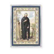 Saint Peregrine Gold Embossed Magnetic Frame with Easel Inc. of 4