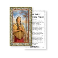 100pk - Saint Kateri Tekakwitha Prayer-Card