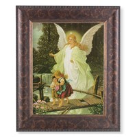 11 1/4" x 13 1/4" Art Deco Frame with an 8" x 10" Guardian Angel Print