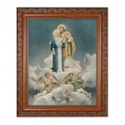 10" x 12" Ornate Wood Frame with an 8" x 10" Chambers: Jesus and Mary Print