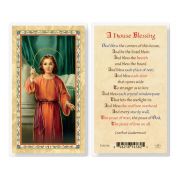 A House Blessing - Christ Knocking Laminated Holy Card. Inc. of 25