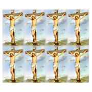 The Crucifixion Eight-Up Micro Perforated Holy Cards