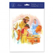 3pk - 8" x 10" Hook: Jesus the Carpenter Print  (sold in inc. of 3)