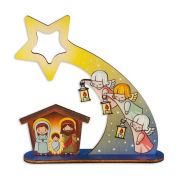 3 Pc. Star of Bethlehem Wooden Children's Buildable Nativity Kit