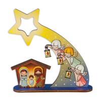 3 Pc. Star of Bethlehem Wooden Children's Buildable Nativity Kit