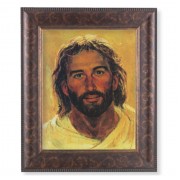 11 1/4" x 13 1/4" Art Deco Frame with an 8" x 10" Hook: Head of Christ Print