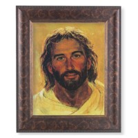 11 1/4" x 13 1/4" Art Deco Frame with an 8" x 10" Hook: Head of Christ Print